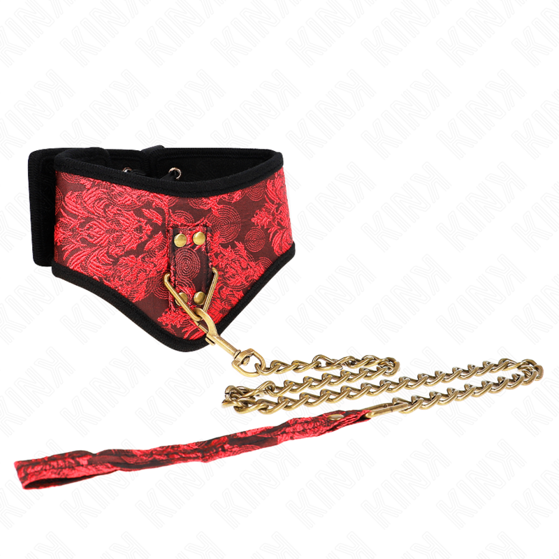 KINK - COLLIER MODÈLE SCANDALE AVEC BRACELET DENTELLE 75 CM 44 X 10 CM - Sensualia