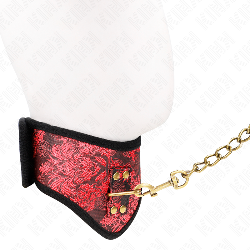 KINK - COLLIER MODÈLE SCANDALE AVEC BRACELET DENTELLE 75 CM 44 X 10 CM - Sensualia
