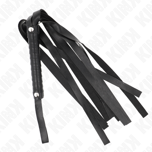 KINK - Fouet à queue large noir 48,5 CM - Sensualia