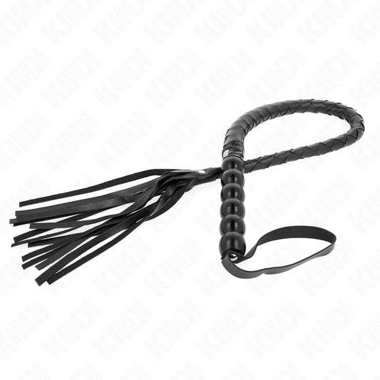 KINK - FOUET SERPENT EN PERLES 80 CM - Sensualia