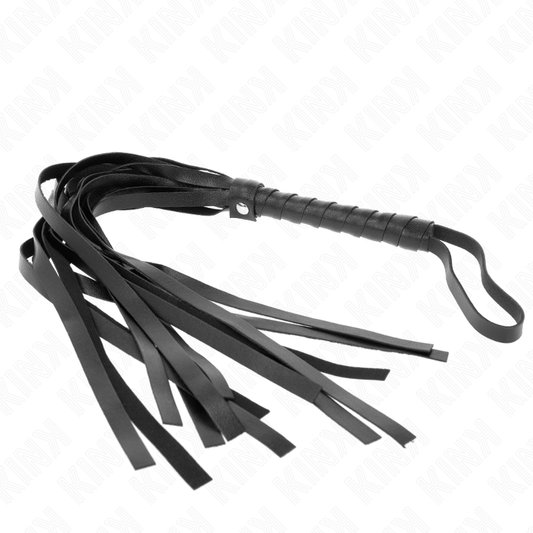 KINK - FOUET SIMPLE NOIR 45 CM - Sensualia