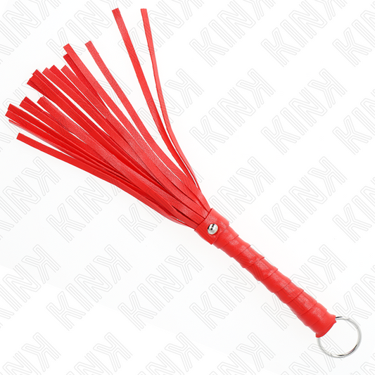 KINK - MINI FOUET SIMPLE ROUGE 28 CM - Sensualia