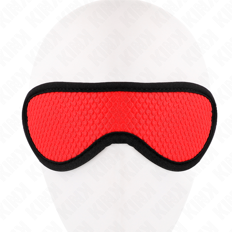 KINK - BANDAGE TEXTURÉ À ÉCAILLES AVEC BORD RECOUVERT ROUGE 20 x 7 CM - Sensualia
