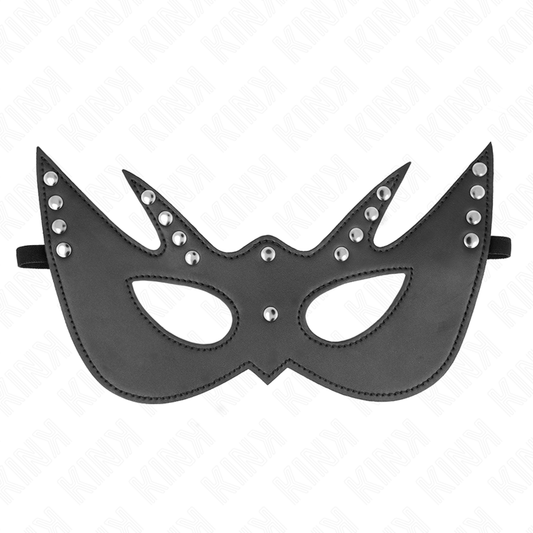 KINK - MASQUE DE CHAUVE-SOURIS AVEC RIVETS 23 x 15 CM - Sensualia