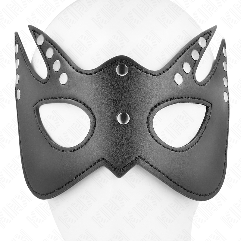 KINK - MASQUE DE CHAUVE-SOURIS AVEC RIVETS 23 x 15 CM - Sensualia
