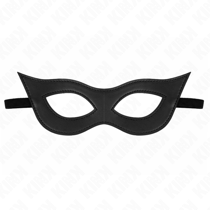KINK - MASQUE EN CUIRETTE MODÈLE 2 23 x 7,5 CM - Sensualia