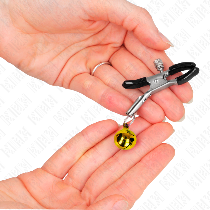 KINK - PINCE À METON SIMPLE CLOCHE OR 6 CM - Sensualia