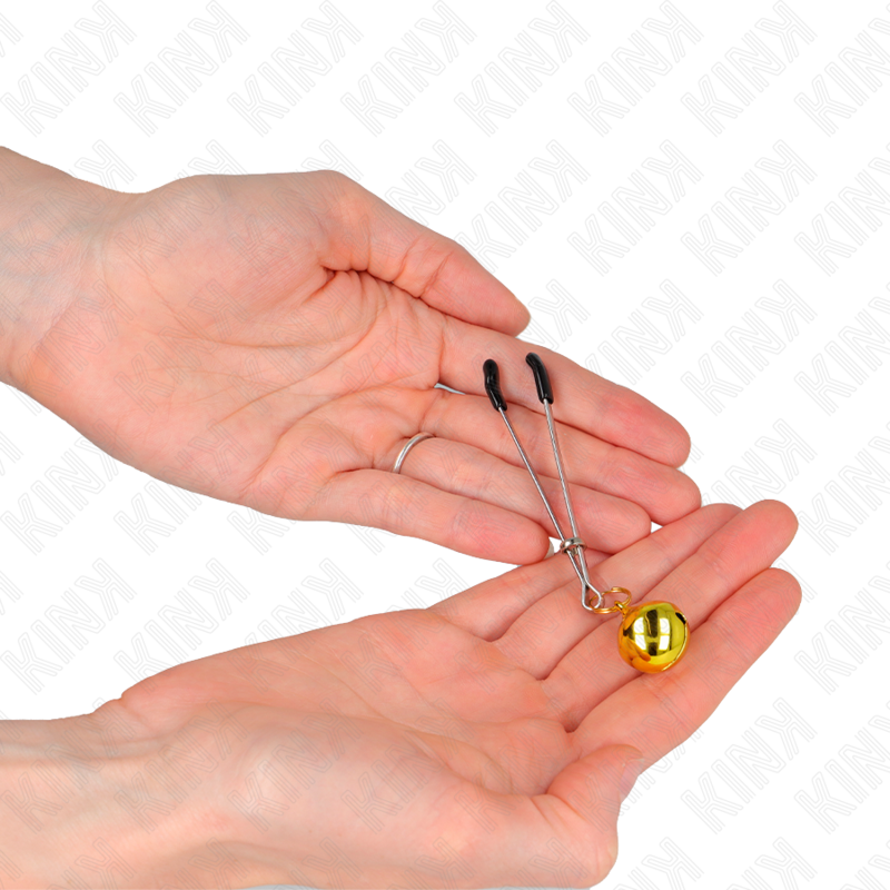 KINK - PINCES À TÉLÉPHONE MINCE CLOCHE OR 7 CM - Sensualia