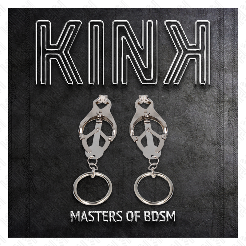 KINK - PINCES À TÉLÉPHONES TRÈFLE JAPONAIS O-RING ARGENT - Sensualia