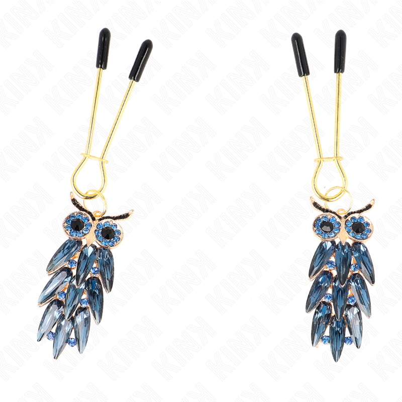 KINK - PINCES À TÉLÉTON PENDENTIF CHOUETTE 6 CM - Sensualia