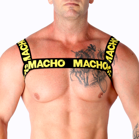 MACHO - HARNAIS DOUBLE JAUNE - Sensualia