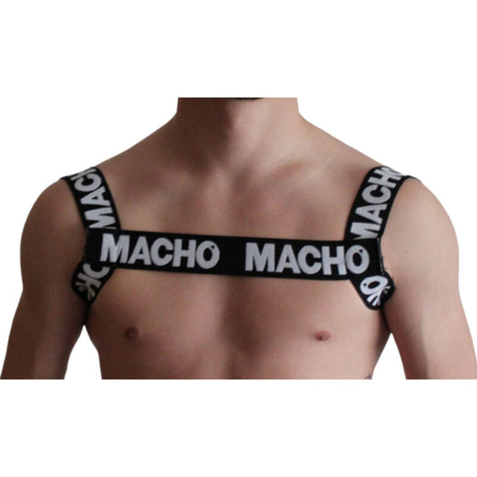 MACHO - HARNAIS DOUBLE NOIR - Sensualia