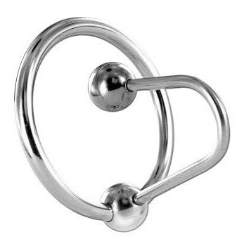 METAL HARD - ANNEAU DE GLAND AVEC BOUCHON - Sensualia