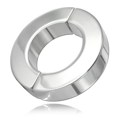 METAL HARD - ANNEAU TESTICULE EN ACIER INOXYDABLE 14MM - Sensualia