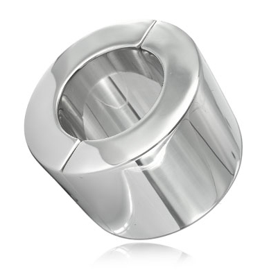 METAL HARD - ANNEAU TESTICULE EN ACIER INOXYDABLE 56MM - Sensualia