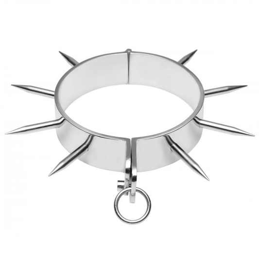 METAL HARD - COLLIER DESCLAVE BDSM AVEC POINTES - Sensualia