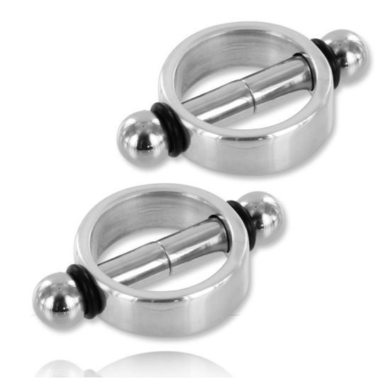 METAL HARD - PINCES  TÉTONS MAGNÉTIQUES DURS EN MÉTAL PAIRE - Sensualia