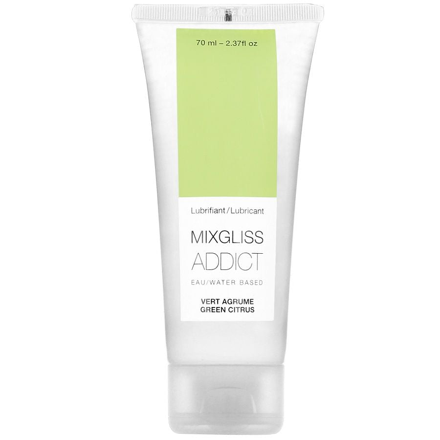 MIXGLISS - LUBRIFIANT BASE D'EAU SAVEUR AGRUMES 70 ML - Sensualia
