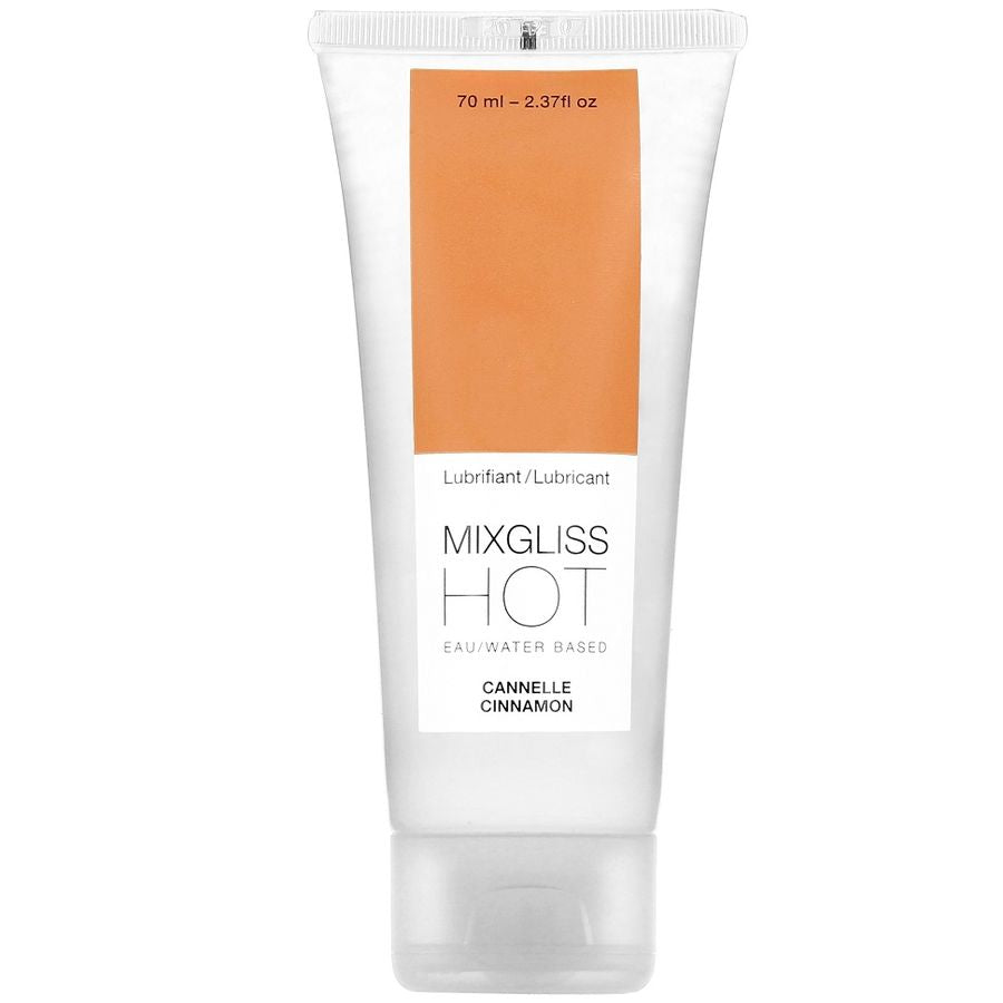 MIXGLISS - LUBRIFIANT EFFET CHALEUR SAVEUR CANNELLE 70ML - Sensualia