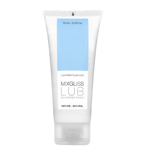 MIXGLISS - LUBRIFIANT NATUREL BASE D'EAU 70 ML - Sensualia