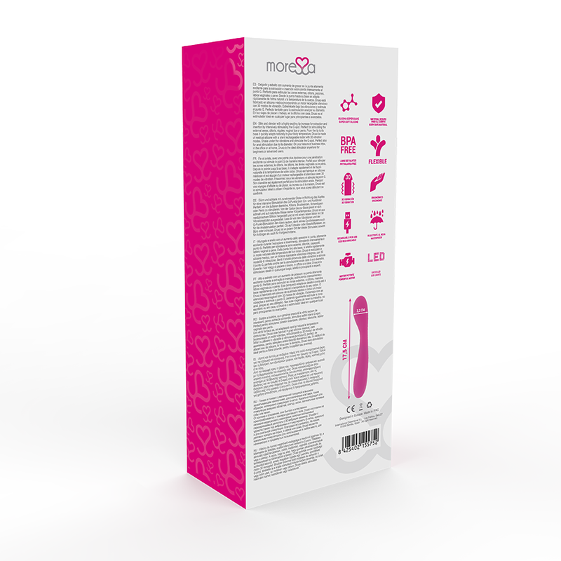 MORESSA - DRUSO RECHARGEABLE EN SILICONE PREMIUM - Sensualia