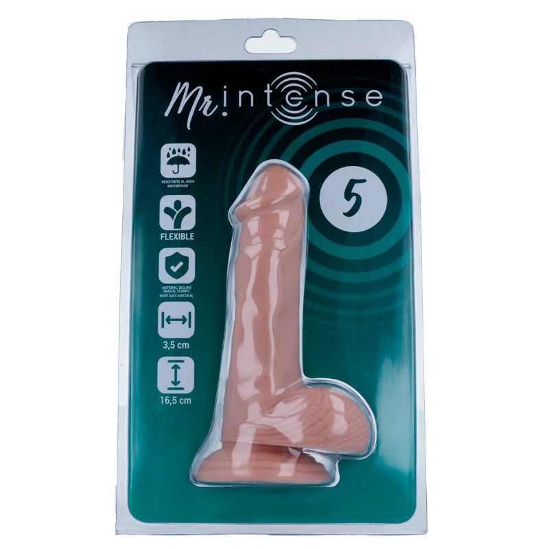 MR INTENSE - 5 PÉNIS RÉALISTE 16.5 CM -O- 3.5 CM - Sensualia