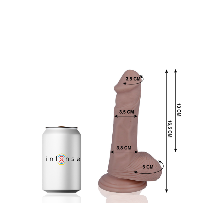 MR INTENSE - 5 PÉNIS RÉALISTE 16.5 CM -O- 3.5 CM - Sensualia