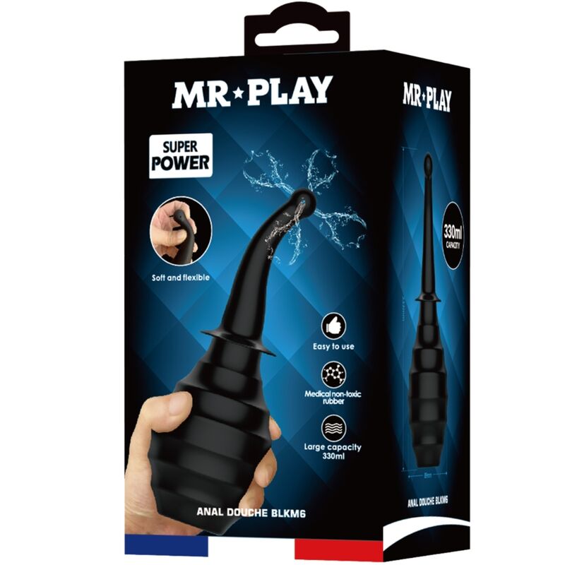 MR PLAY - DOUCHE ANAL BLKM6 SUPER POWER NOIR - Sensualia