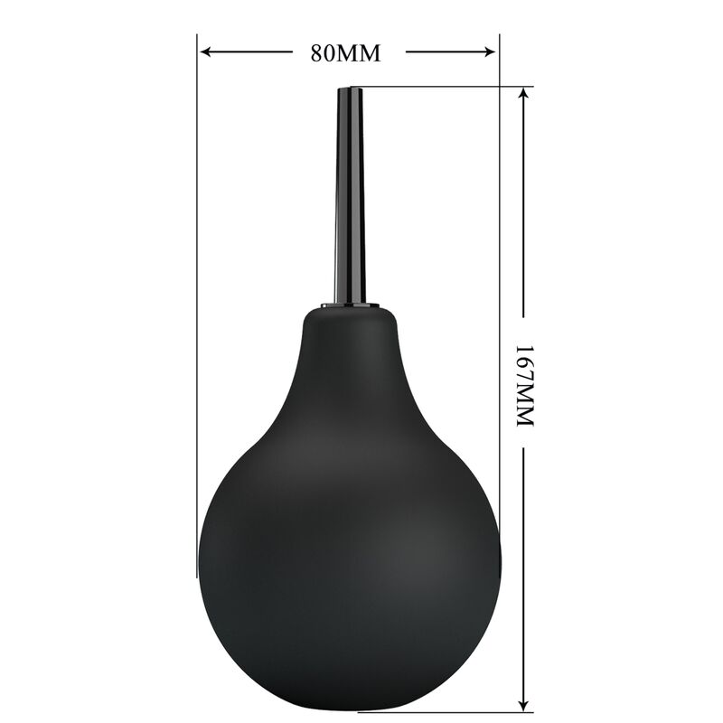 MR PLAY - DOUCHE ANAL POIRE BLKB NOIR - Sensualia