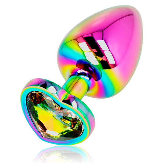OHMAMA - PLUG ANAL COEUR IRISÉ TAILLE L - Sensualia