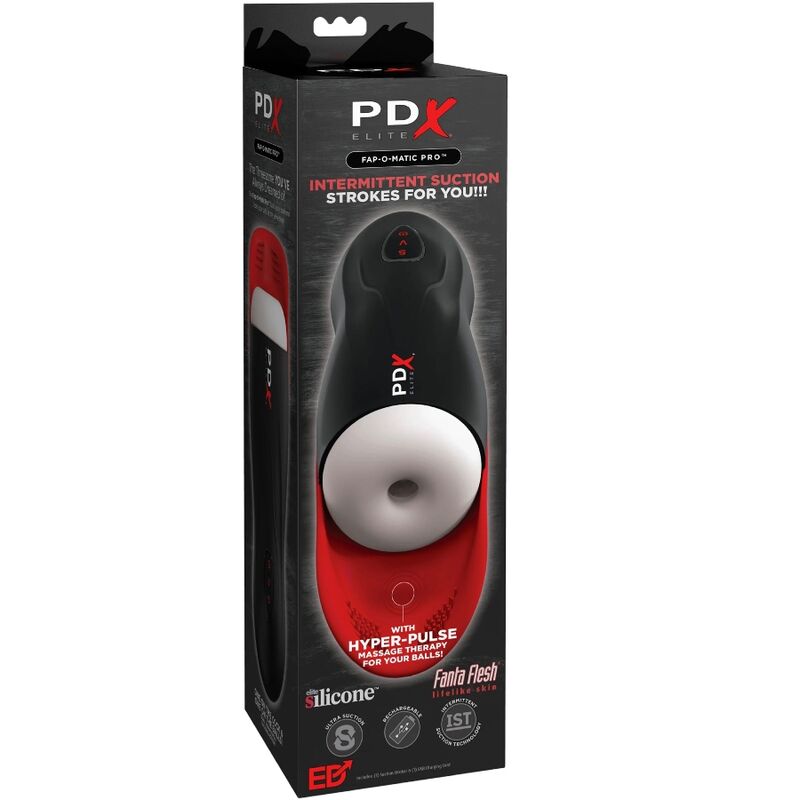 PDX ELITE - STROKER FAP-O-MATIC PRO AVEC BASE TESTICULAIRE - Sensualia