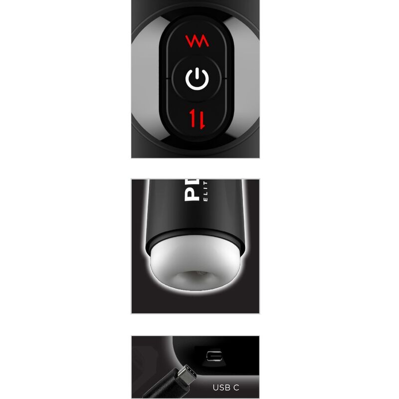 PDX ELITE - VIBRATEUR STROKER MOTO-MILKER - Sensualia