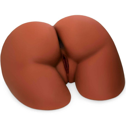 PDX PLUS - MASTURBATEUR MARRON DOUBLE ENTRÉE PERFECT ASS XL - Sensualia