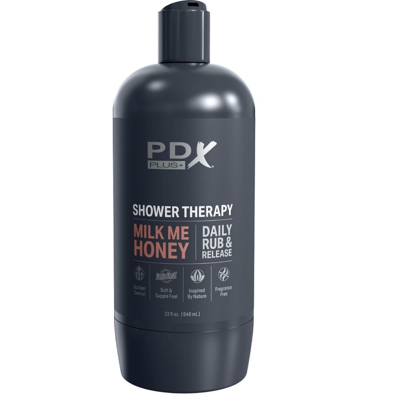 PDX PLUS - MASTURBATEUR STROKER CONCEPTION DE BOUTEILLE DISCRÈTE MILK ME HONEY CANDY SHAMPOOING - Sensualia