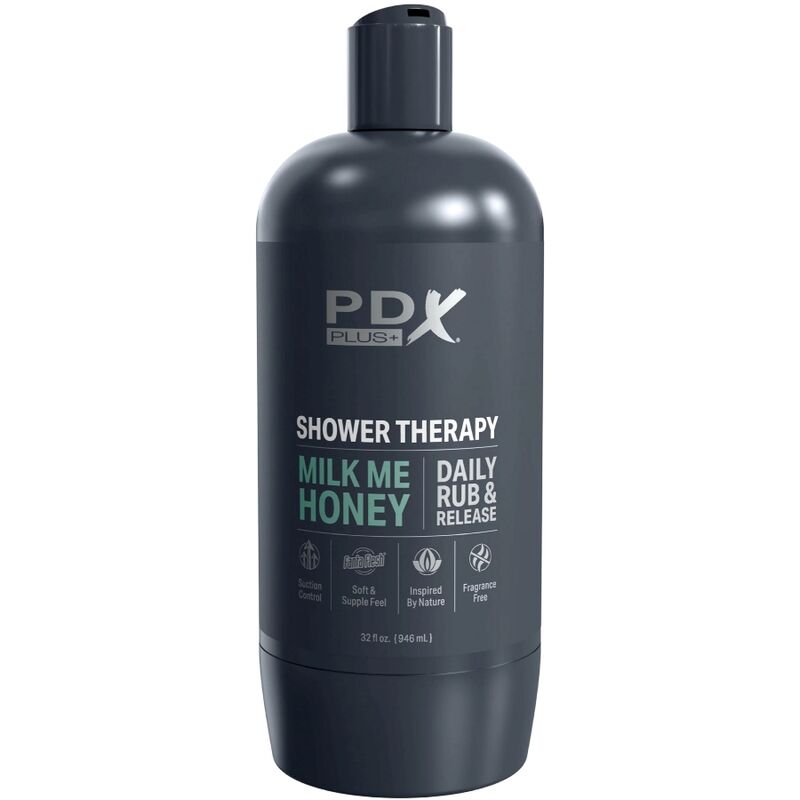 PDX PLUS - MASTURBATEUR STROKER CONCEPTION DISCRÈTE DE LA BOUTEILLE DE SHAMPOOING AU MIEL MILK ME - Sensualia