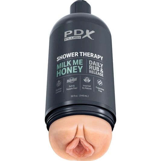 PDX PLUS - MASTURBATEUR STROKER CONCEPTION DISCRÈTE DE LA BOUTEILLE DE SHAMPOOING AU MIEL MILK ME - Sensualia