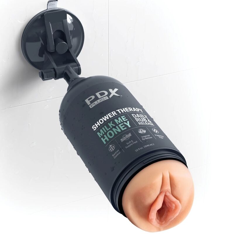 PDX PLUS - MASTURBATEUR STROKER CONCEPTION DISCRÈTE DE LA BOUTEILLE DE SHAMPOOING AU MIEL MILK ME - Sensualia