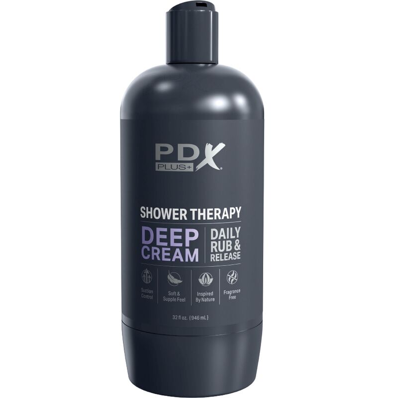 PDX PLUS - STROKER MASTURBATEUR DISCRET DEEP CREAM SHAMPOOING CONCEPTION DE BOUTEILLE - Sensualia