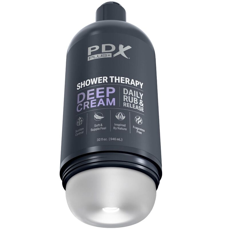PDX PLUS - STROKER MASTURBATEUR DISCRET DEEP CREAM SHAMPOOING CONCEPTION DE BOUTEILLE - Sensualia