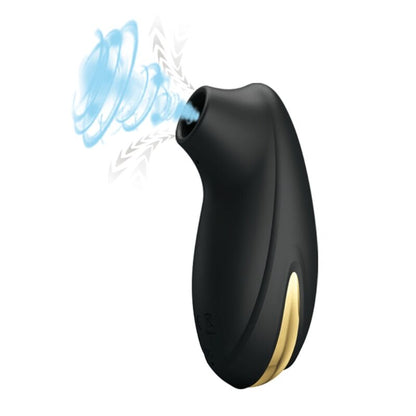 PRETTY LOVE - MASSEUR DASPIRATION DE LUXE RECHARGEABLE NOIR - Sensualia