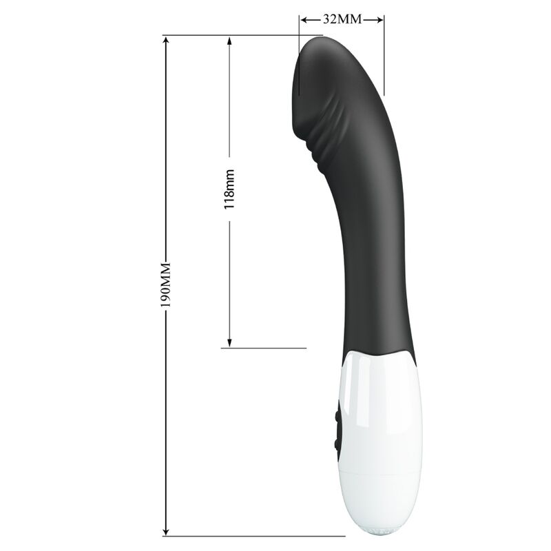 PRETTY LOVE - ELEMENTAL VIBRATEUR POINT G 30 MODES NOIR - Sensualia