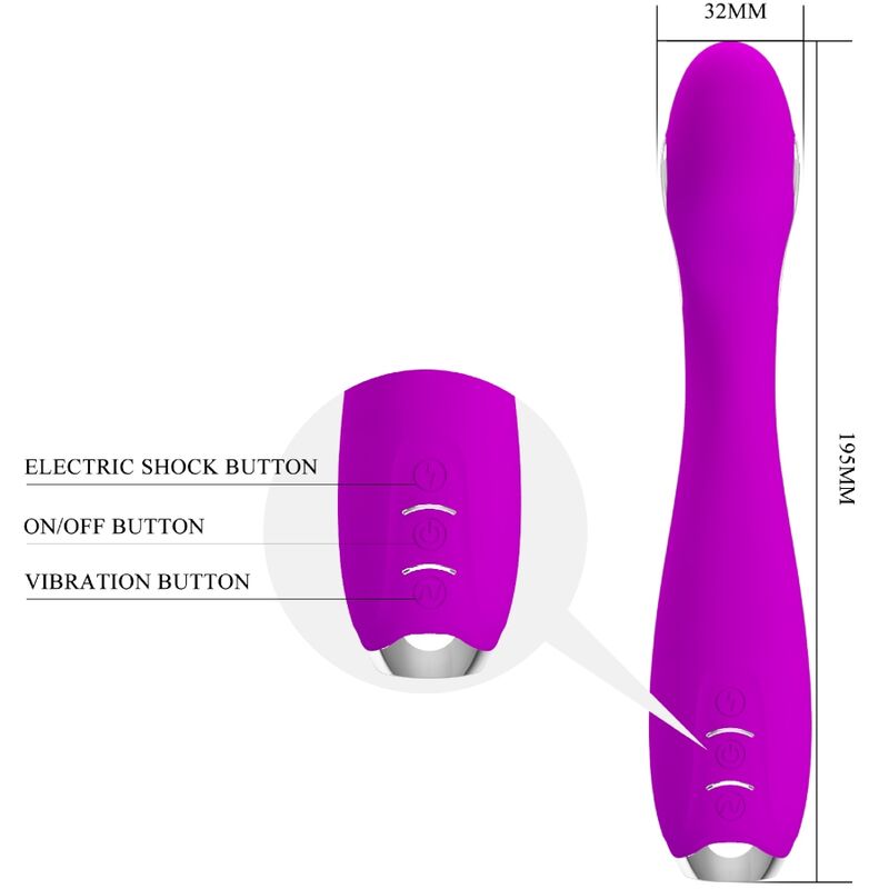 PRETTY LOVE - HECTOR ELECTROSHOCK VIBRATOR APPLICATION GRATUITE VIOLET - Sensualia