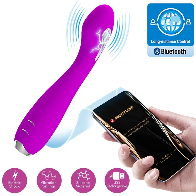 PRETTY LOVE - HECTOR ELECTROSHOCK VIBRATOR APPLICATION GRATUITE VIOLET - Sensualia