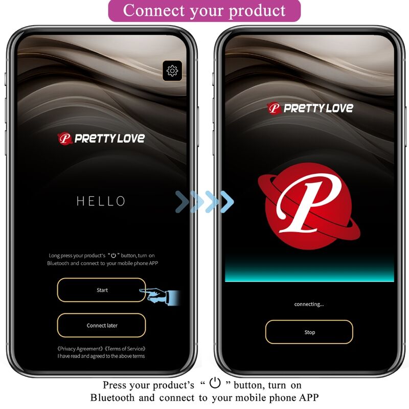 PRETTY LOVE - HECTOR ELECTROSHOCK VIBRATOR APPLICATION GRATUITE VIOLET - Sensualia