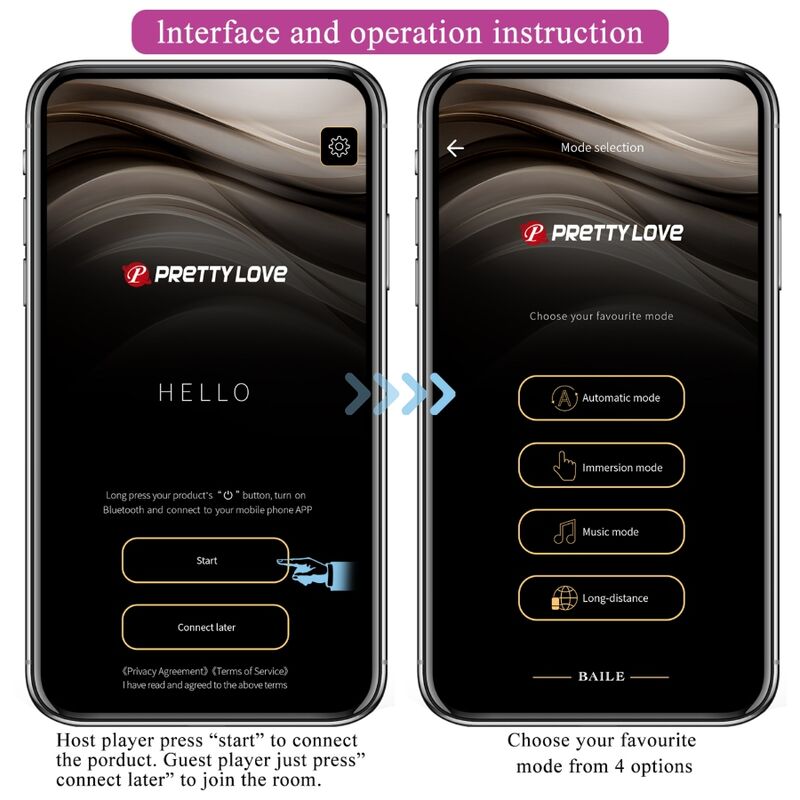 PRETTY LOVE - HECTOR ELECTROSHOCK VIBRATOR APPLICATION GRATUITE VIOLET - Sensualia