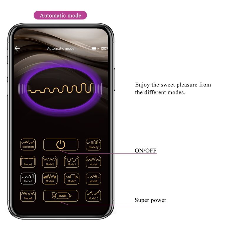 PRETTY LOVE - HECTOR ELECTROSHOCK VIBRATOR APPLICATION GRATUITE VIOLET - Sensualia