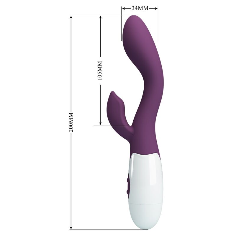 PRETTY LOVE - VIBRATEUR BRIGHTY SPOT G VIOLET - Sensualia