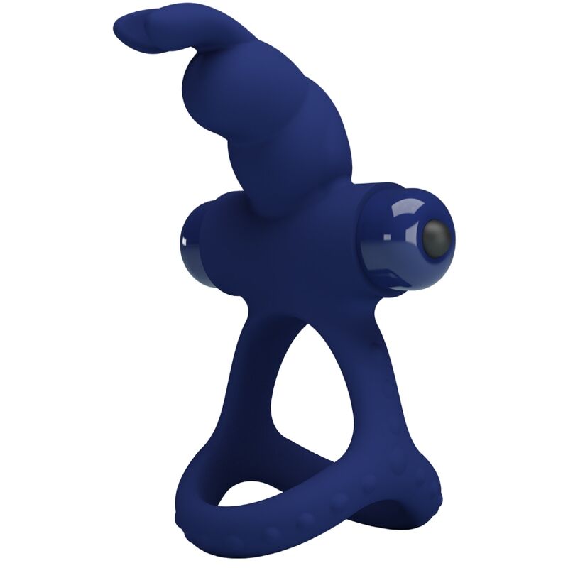 PRETTY LOVE - LUCHITO DOUBLE ANNEAU VIBRANT LAPIN BLEU - Sensualia