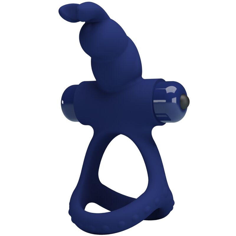 PRETTY LOVE - LUCHITO DOUBLE ANNEAU VIBRANT LAPIN BLEU - Sensualia