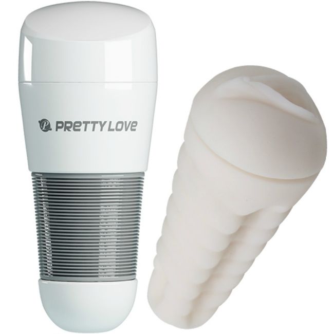 PRETTY LOVE - MASTURBATEUR VAGIN BLANC KITTY - Sensualia
